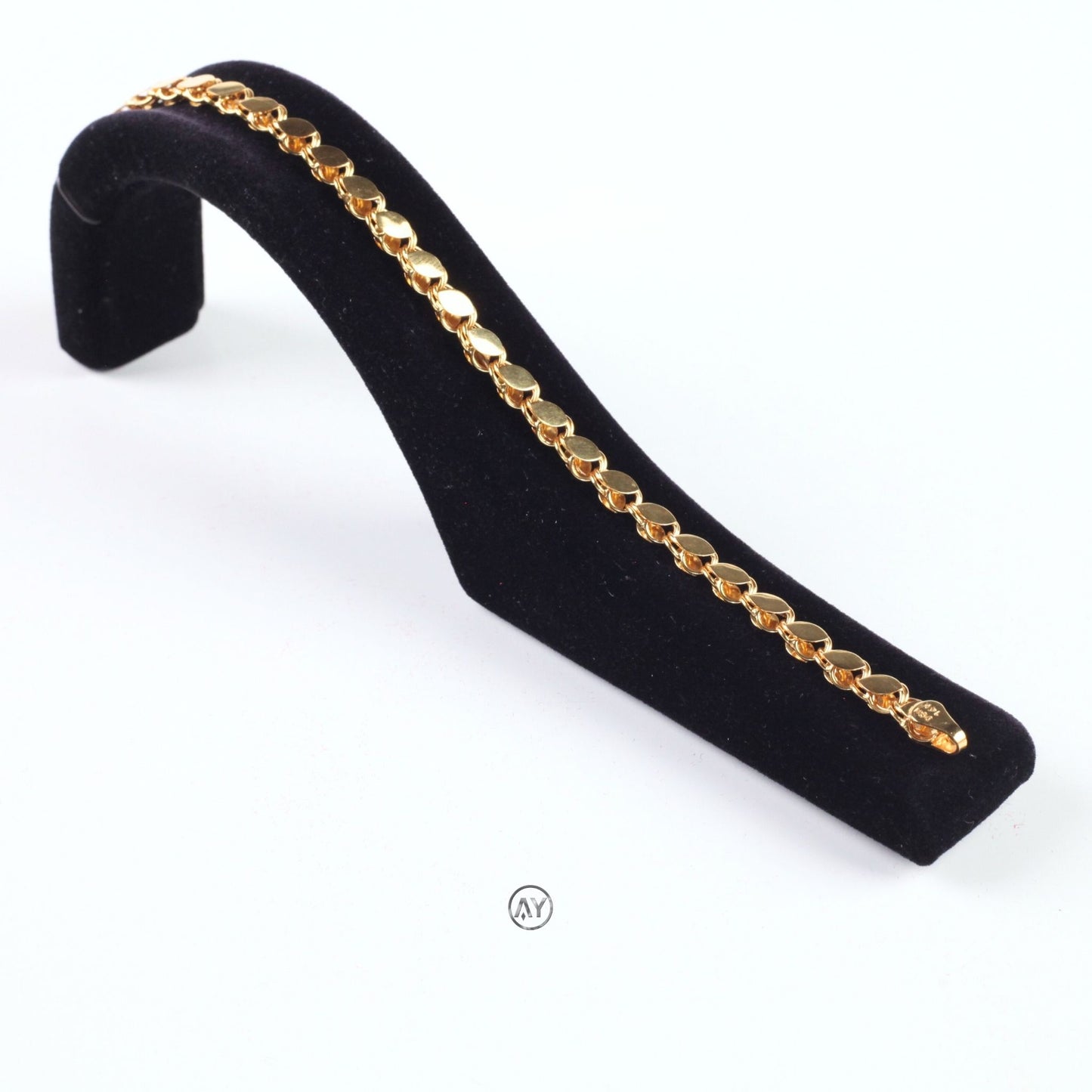 14 Ayar Altın Bileklik - 1.80 Gr. | Pullu Bileklik, Kutulu-Garanti Belgeli-Karton Çantalı