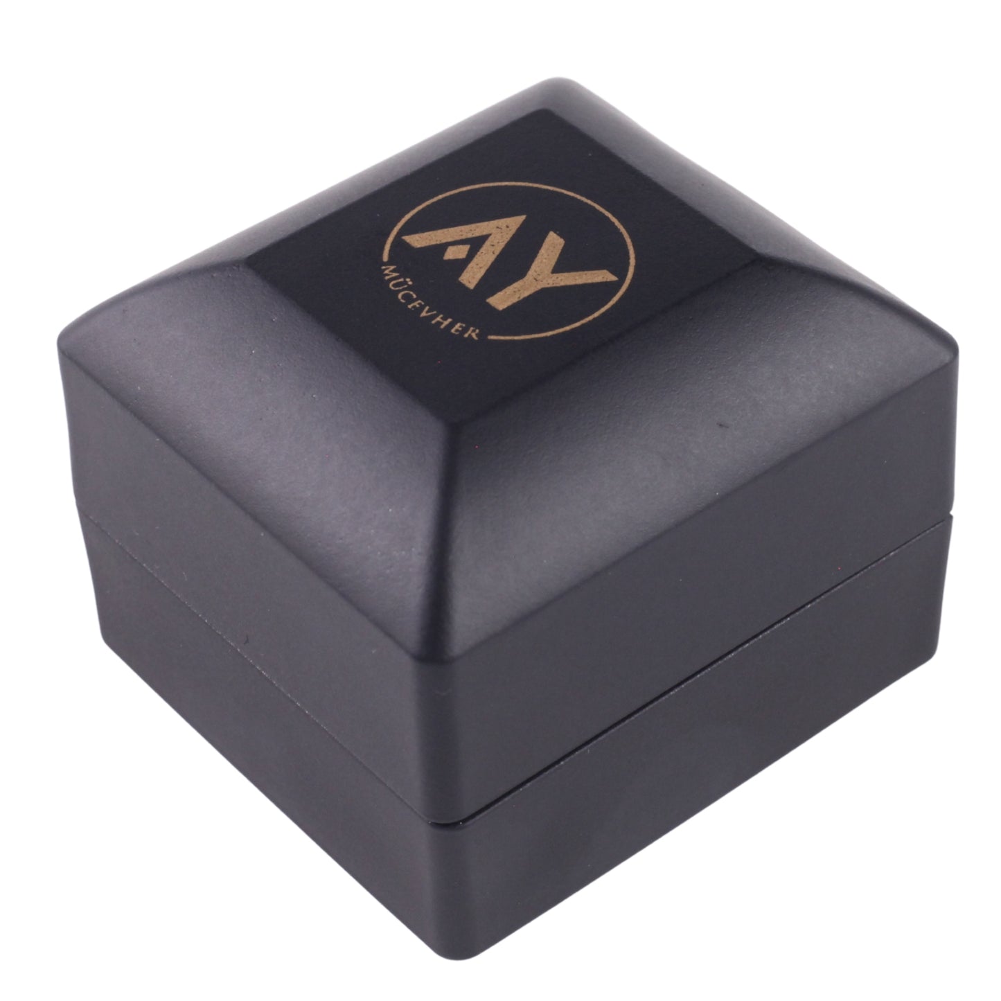 14 Ayar Altın Kolye - 1.80 Gr. | Zirkon Taşlı Baget Yüzük, Kutulu & Garanti Belgeli & Karton Çantalı